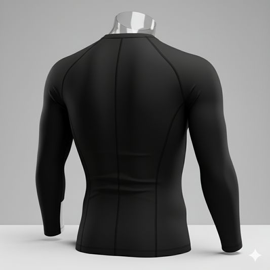 Long Sleeve Compression T-shirt Black