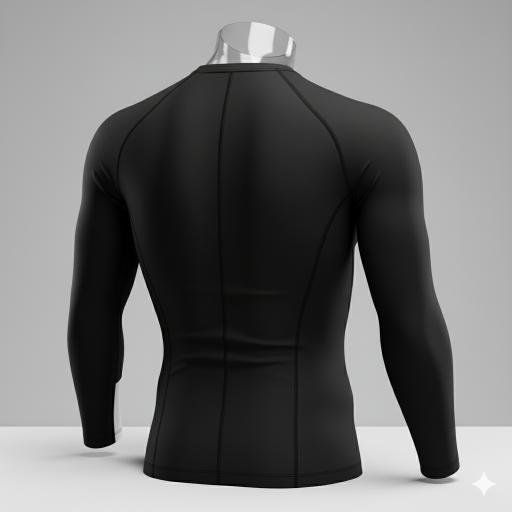 Long Sleeve Compression T-shirt Black