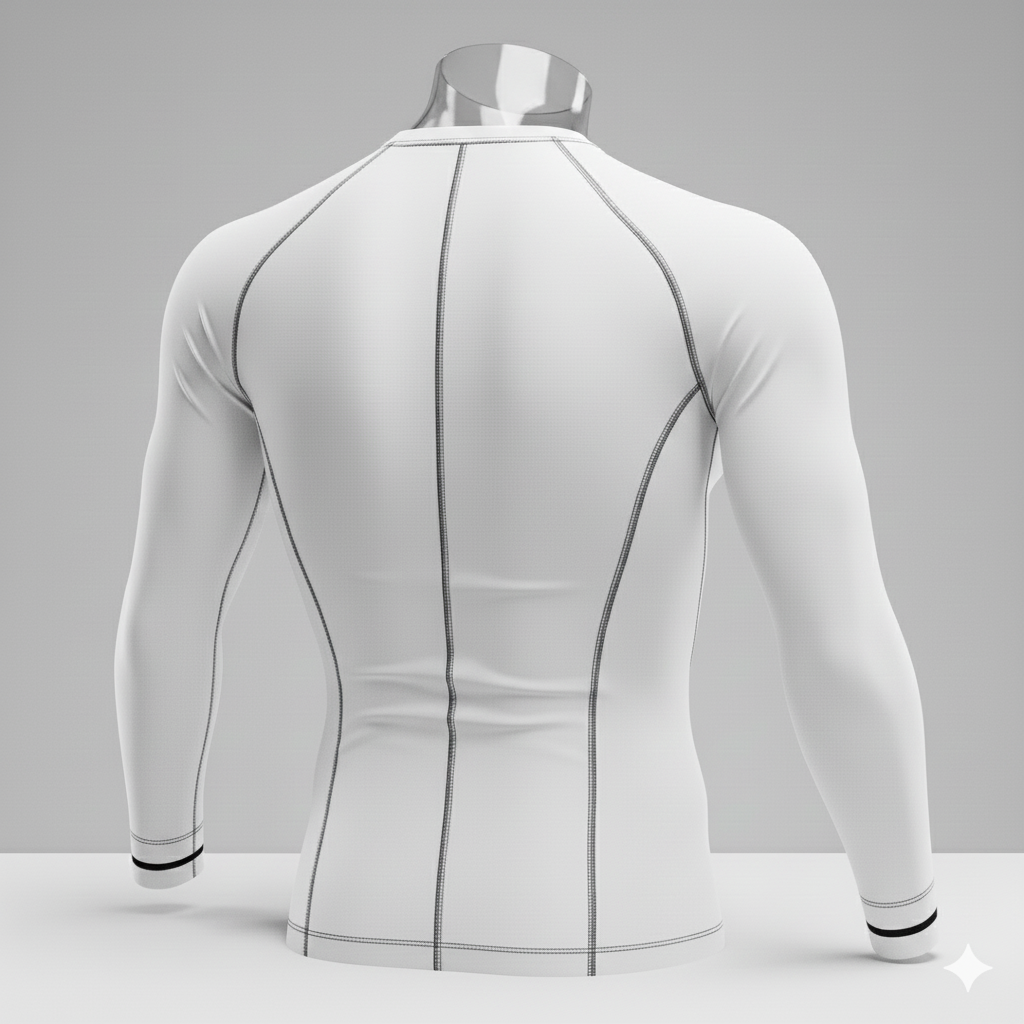 Long Sleeve Compression T-shirt White