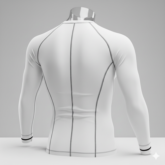 Long Sleeve Compression T-shirt White