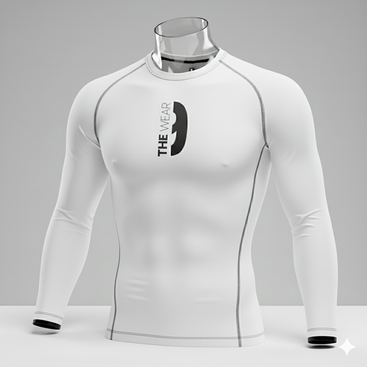 Long Sleeve Compression T-shirt White