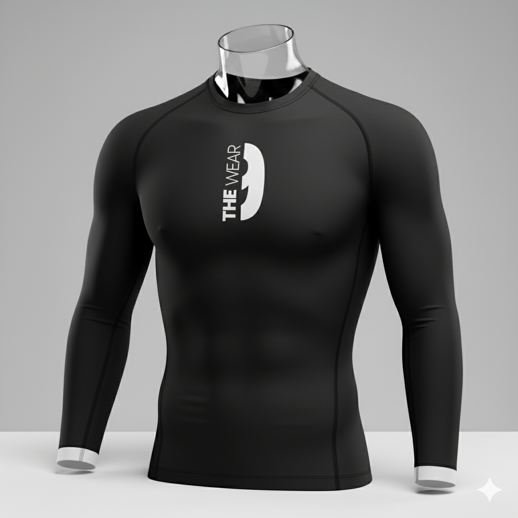 Long Sleeve Compression T-shirt Black